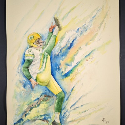 J.K. Scott (aka Leggy Boi), punter for the Green Bay Packers