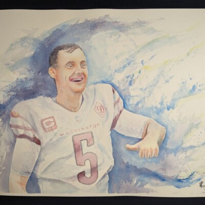 Tress Way, punter for the Washington Commanders.