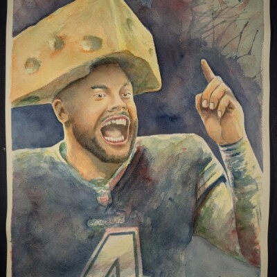 Dak Prescott of the Dallas Cowboys shows his true colors