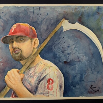 Just another day in the life of Nick Castellanos of the Philadelphia Phillies