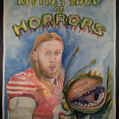 George Kittle of the San Francisco 49ers catches another ball. Don't feed the tight ends.