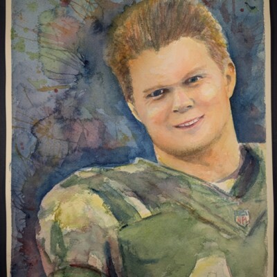 Sam Darnold of the New York Jets, looking cool